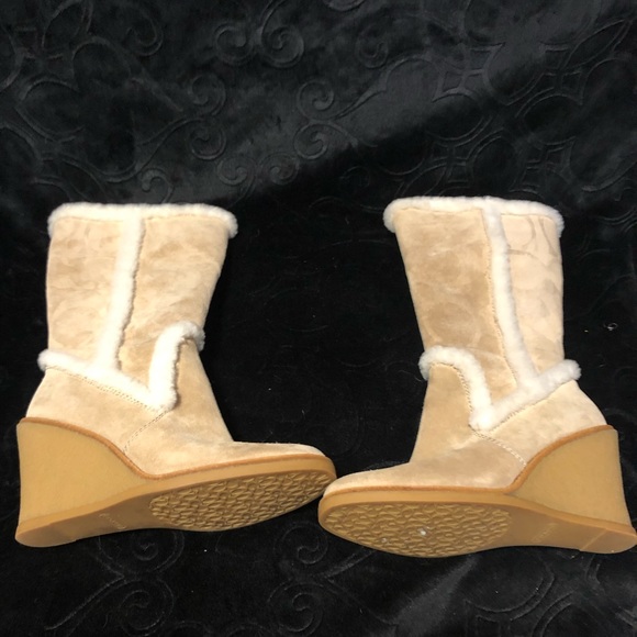 Monogram coach boots - Picture 3 of 5